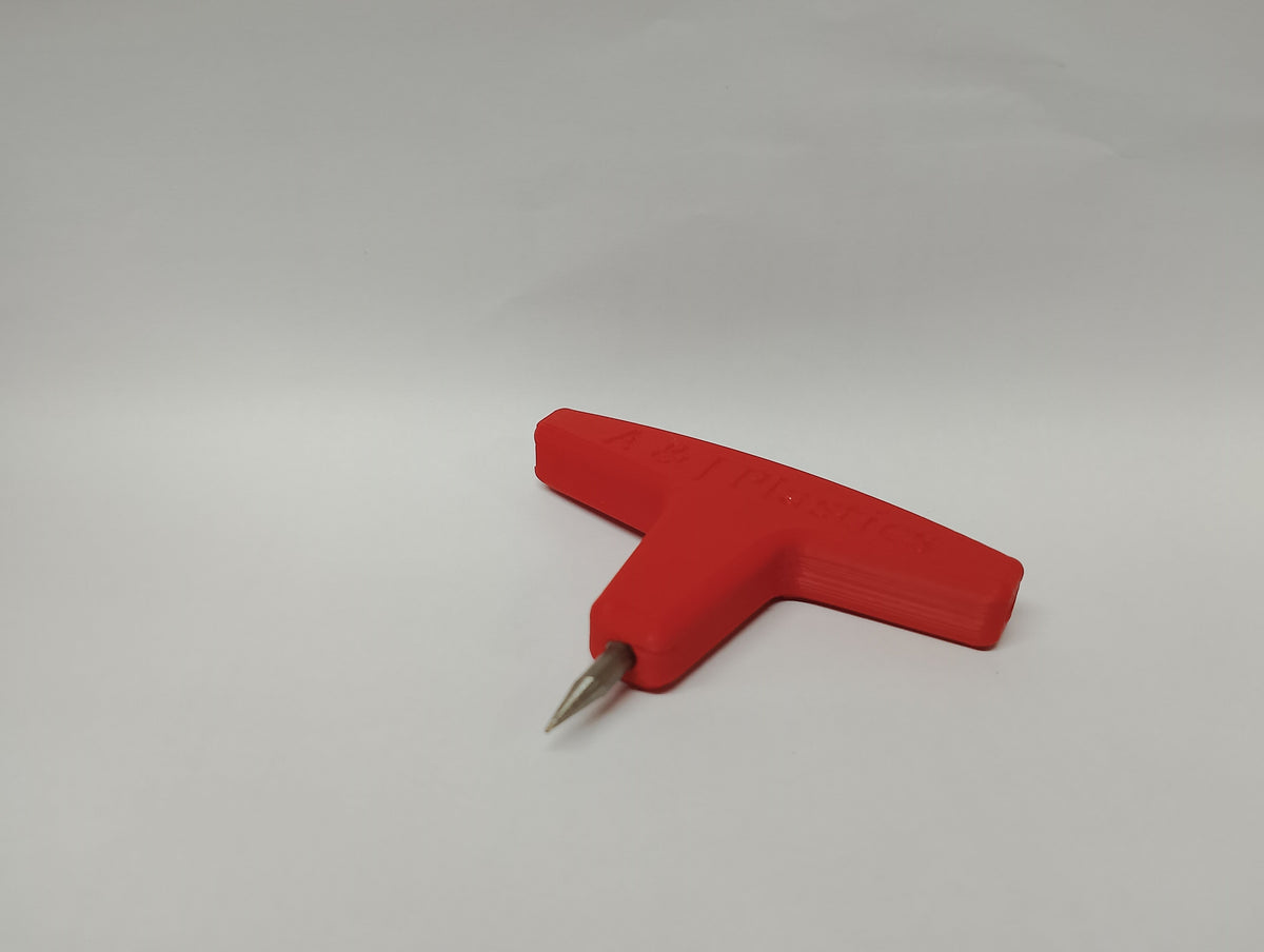 Micro tubing hole punch