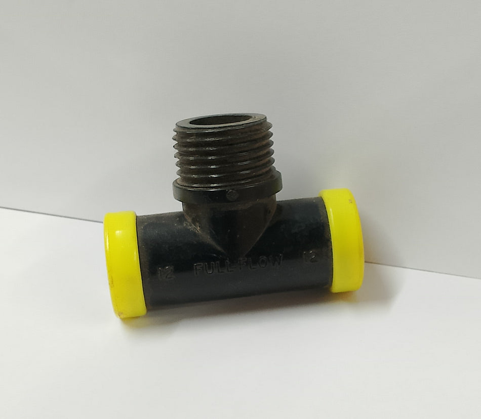 FULL FLOW MALE TEE 13MM