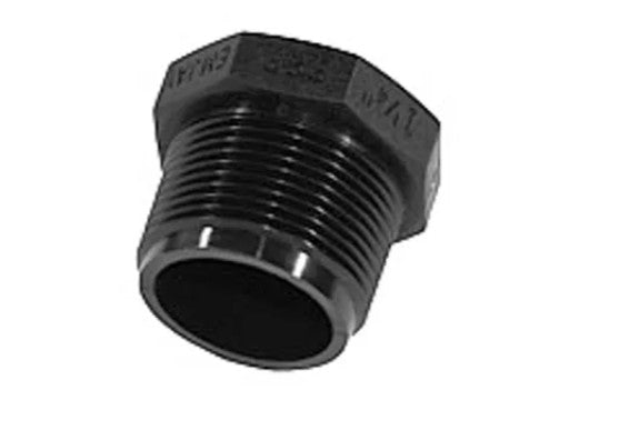 EMJAY POLY 32MM(11/4") MALE PLUG