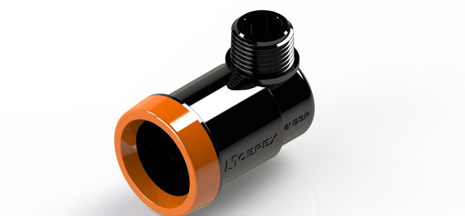 EZ FLOW MALE ELBOW 25MM