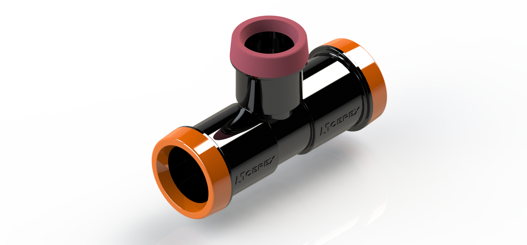 EZ FLOW REDUCING TEE 25MM X 20MM – A&J Plastics