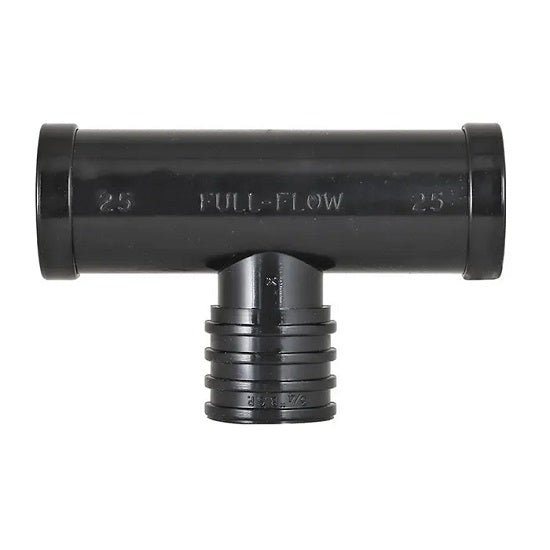 FULL FLOW FEM TEE 25MM X 3/4"