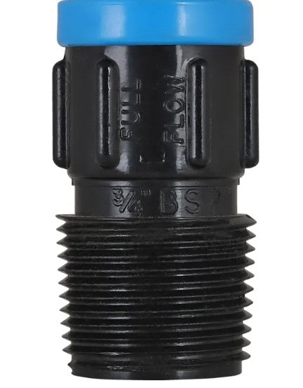 FULL FLOW MALE ADAPTOR 15MM X 3/4''