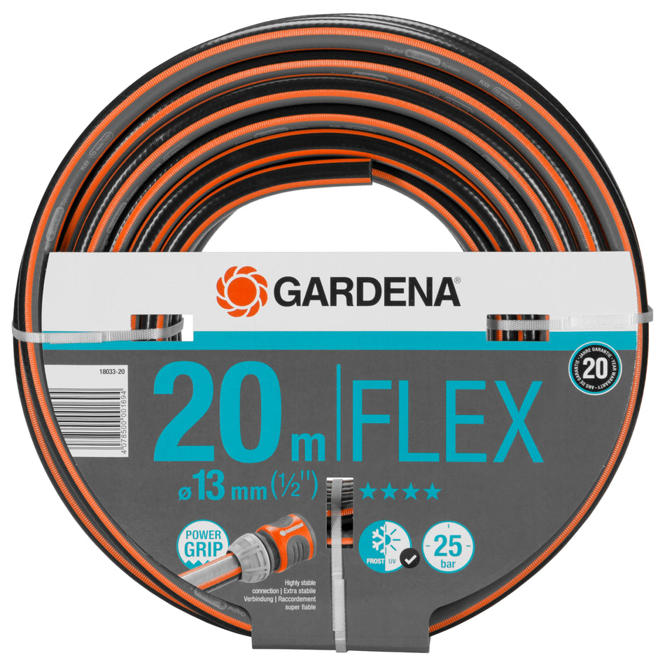GARDENA COMFORT FLEX HOSE 13MM (1/2") x 20M