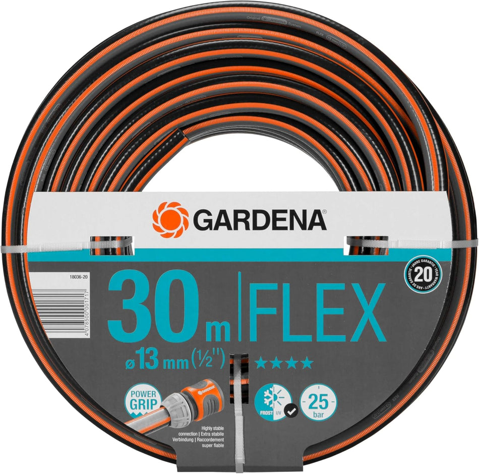 GARDENA COMFORT FLEX HOSE 13MM (1/2") x 30M
