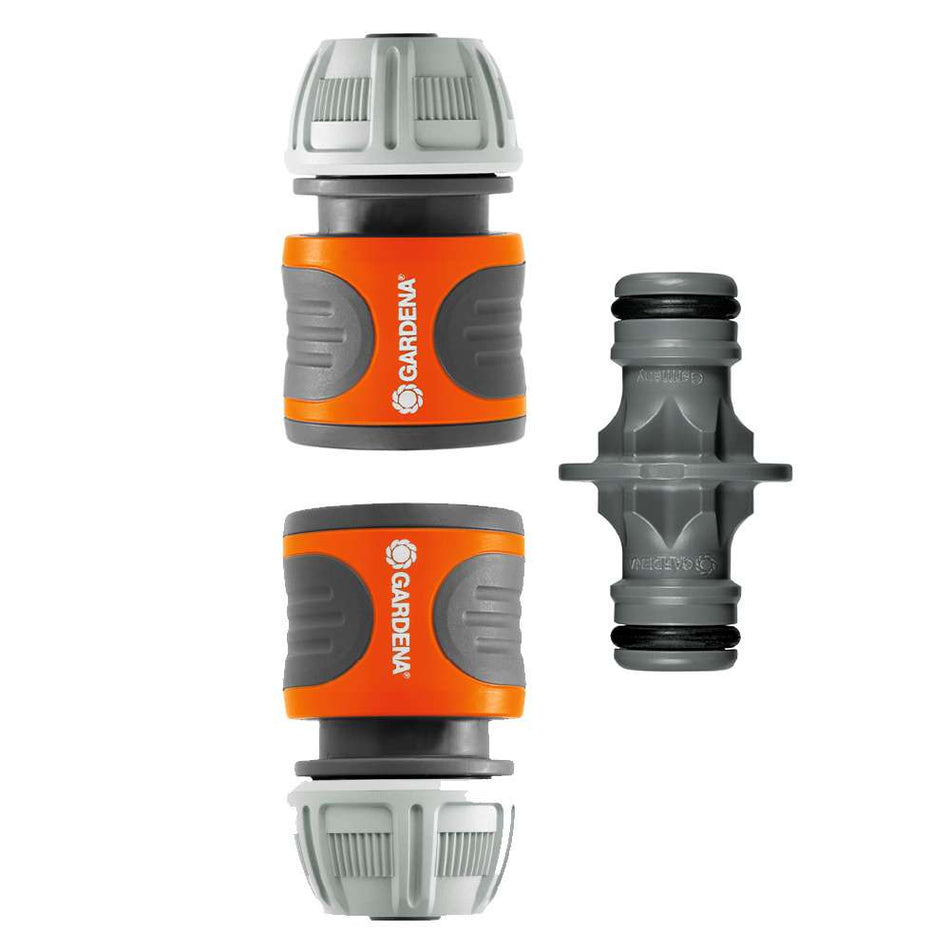 GARDENA HOSE CONNECTOR COUPLING SET 13MM (1/2")