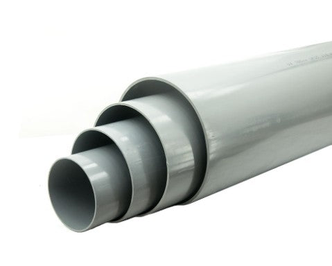 GREY UPVC 50MM CLASS 12 - 6M
