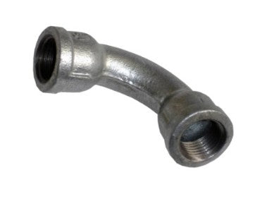 GALVANIZED 90 DEGREE FEMALE BEND