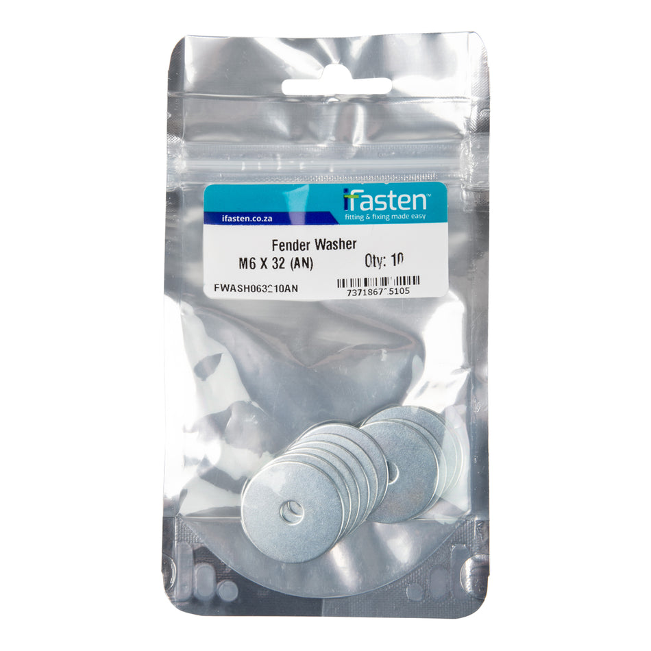 IFASTEN WASHER FENDER M6 X 32MM 10 PP