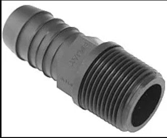 NYLON REDUCING MALE ADAPTOR 32MM X 1 1/4''