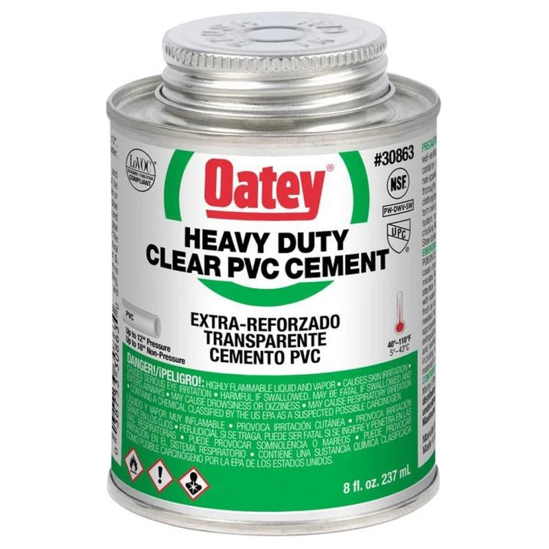 OATEY PVC CEMENT HD CLEAR 473ML