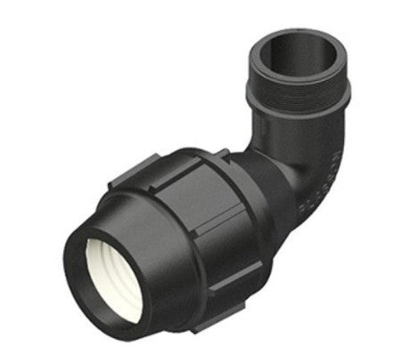 PLASSON COMPRESSION MALE ELBOW 32mm x 1 1/4''