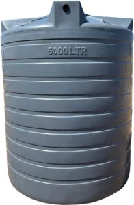 MAKORO VERTICAL WATER TANK 5 000L - DARK GREY
