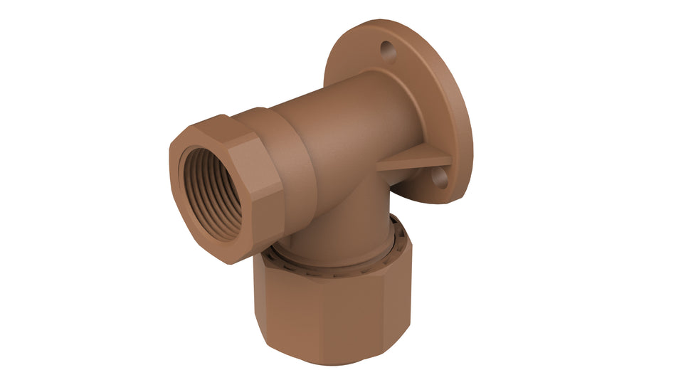 UNITWIST ELBOW WALLPLATE CXFI 22MMX3/4INCH
