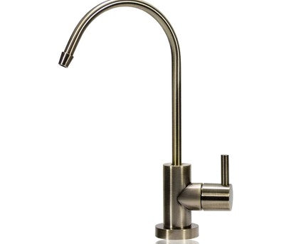 FAUCET SILVER LUXURY STAINLESS STEEL 11CM (BLACK BOX)