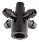 AGRIPLAS-DRIPPER GALI 4 OUTLET FOR 3 X 5 PVC PIPE