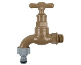 PROCLOSE GARDEN TAP 22MM X 3/4" + TAIL